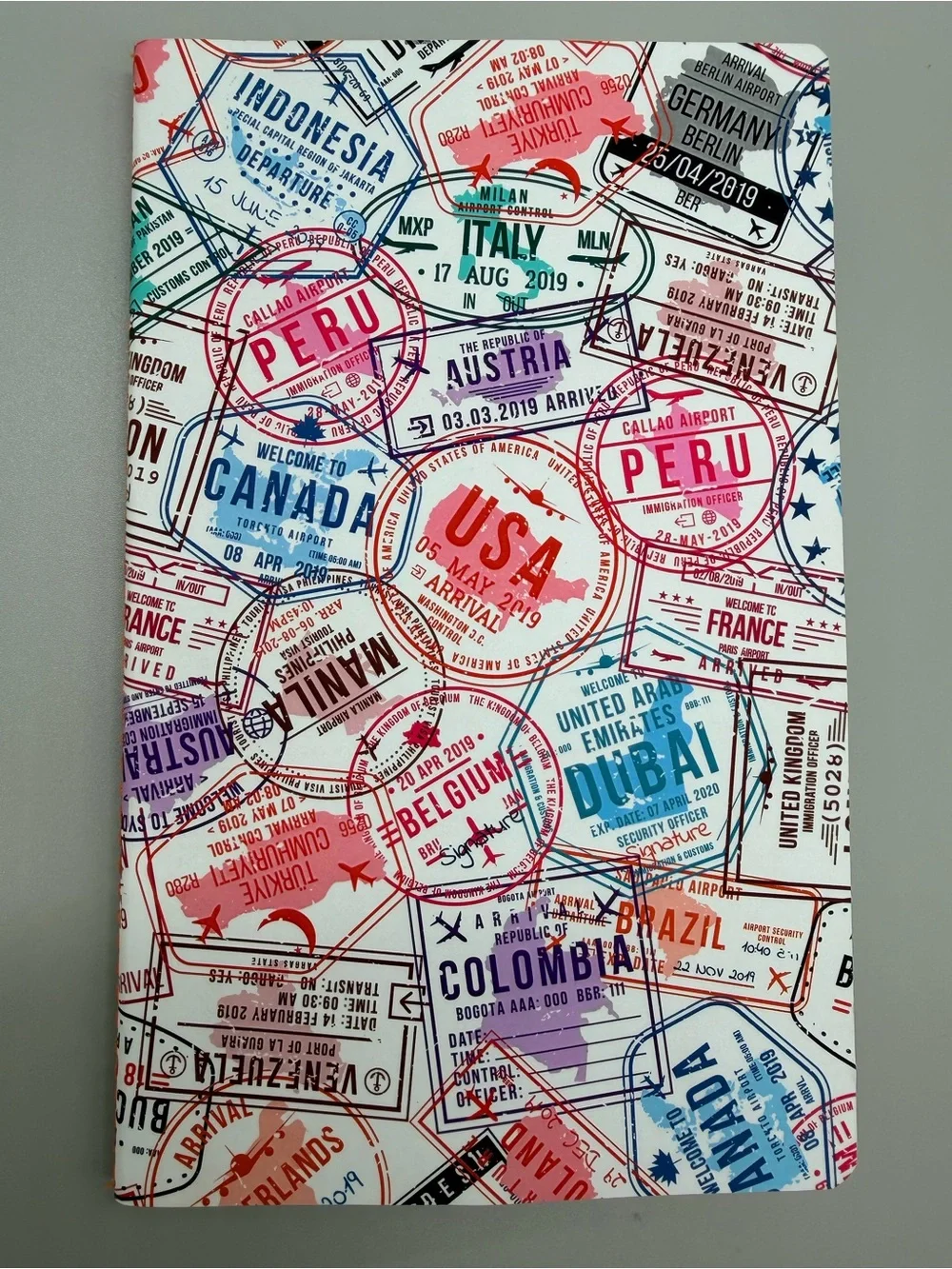My Nature Book Adventures Petite Travel Planner Notebook 5x8 Passport Stamp